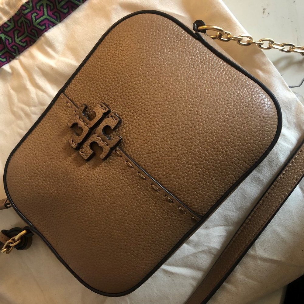 McGraw Leather Camera Bag Tiramisu